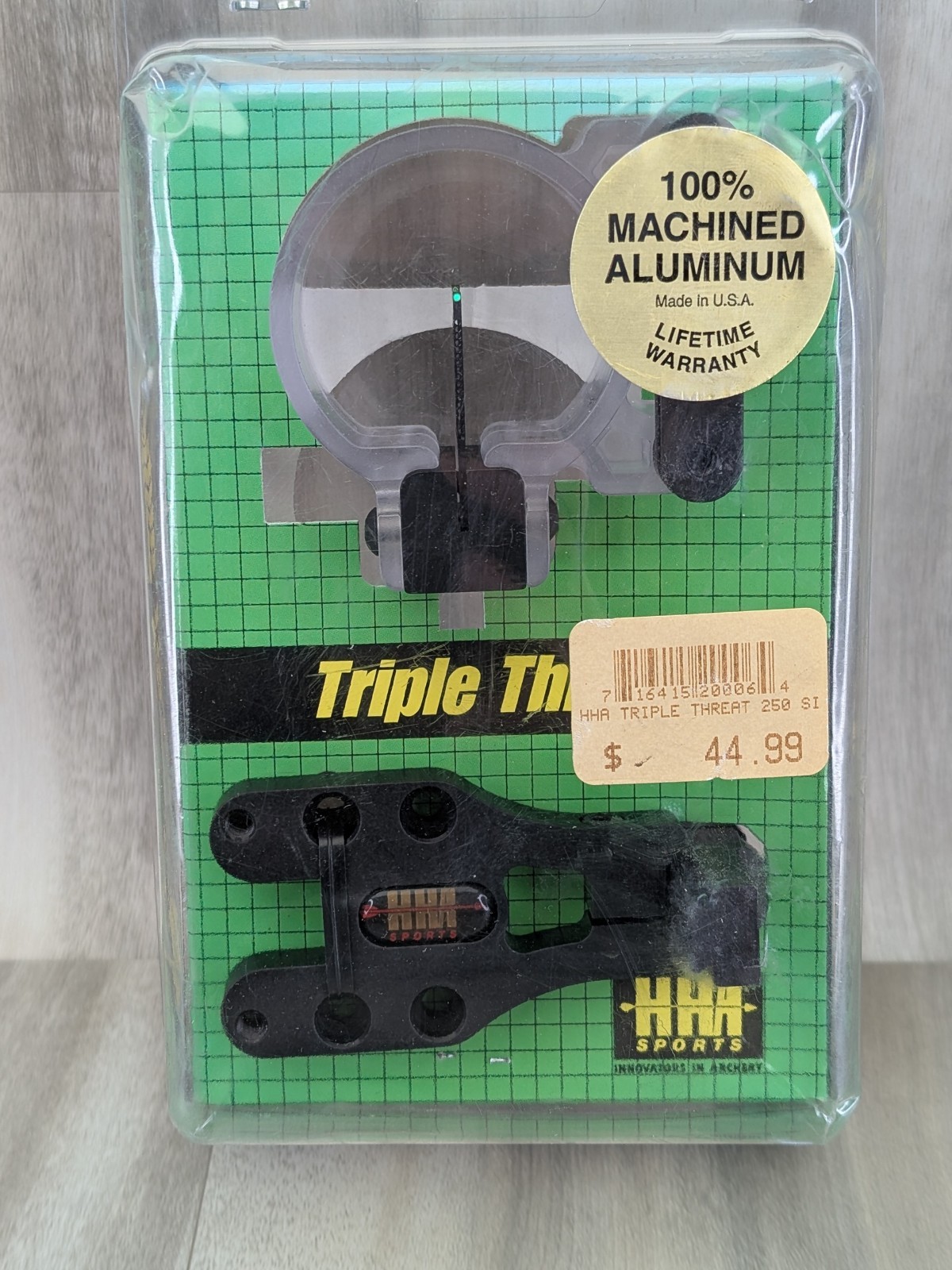 HHA Sports Triple Threat Bow Archery Sight T250 New Old Stock USA T-250 SeePictu