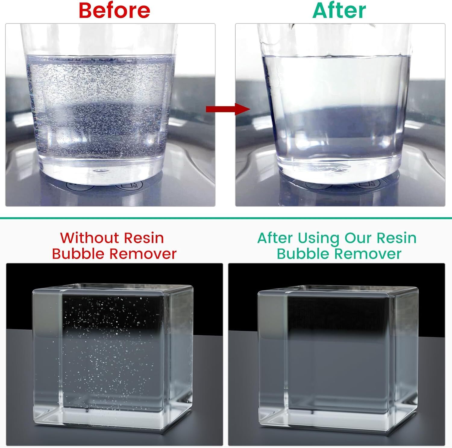 Resin Bubble Remover, Faster Remove Bubbles Within 5 Mins, Wide Vacuum...