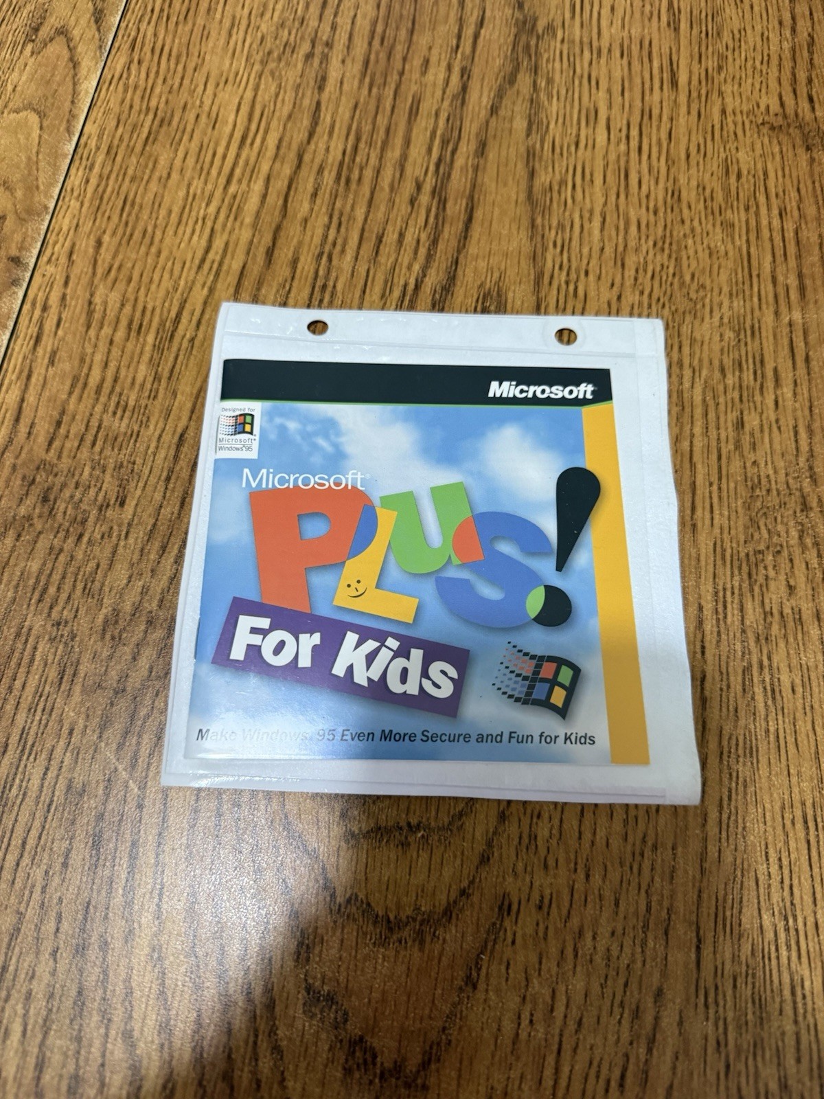 Microsoft Plus! For Kids Windows 95 1997 w/Manual Clean Retro Software Rare
