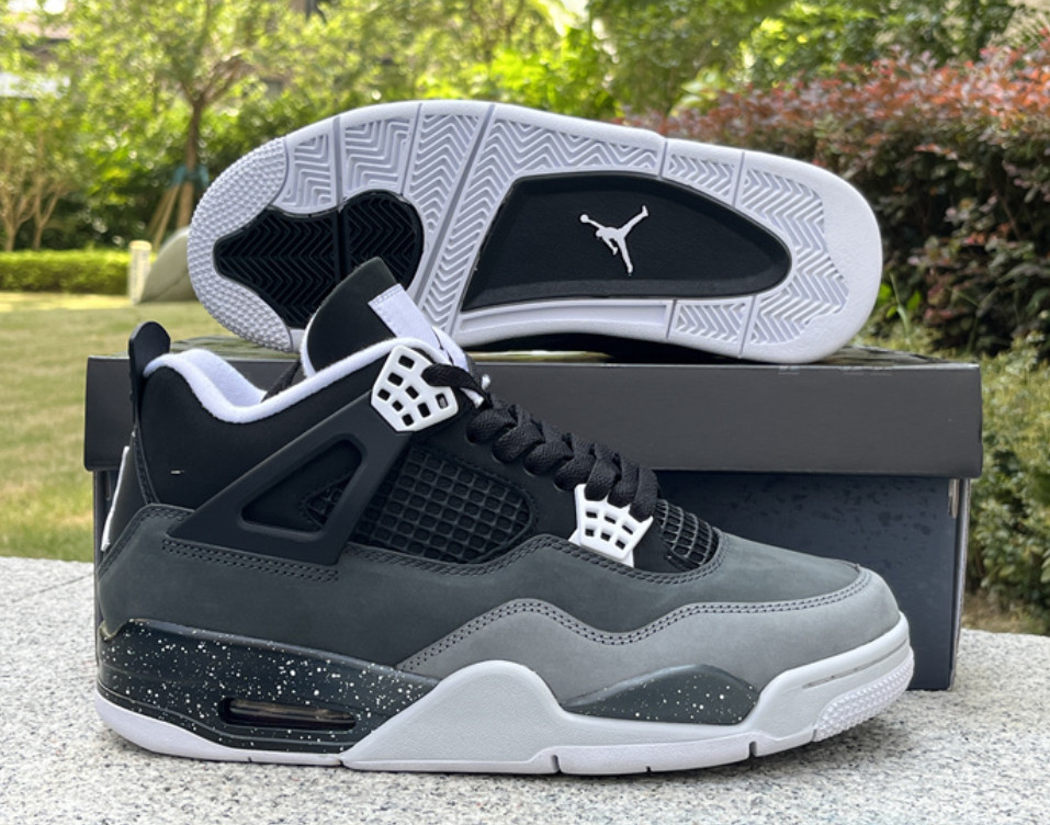 Jordan 4  "Fear" Mid Top Men's Retro Basketball Shoes Us Size 6-12