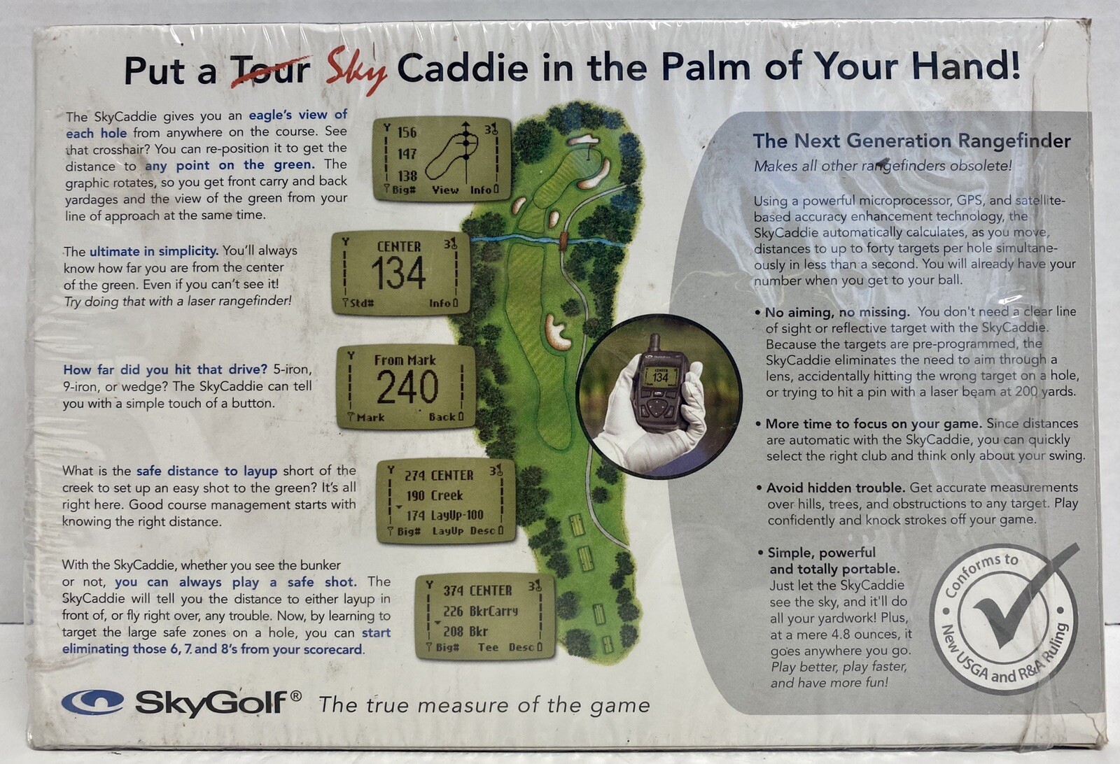 SkyCaddie SG2 Rangefinder Sky Golf GPS Model #SG0003. Originally 349.00