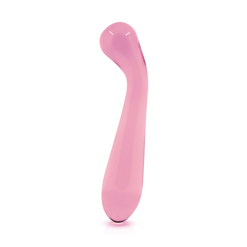 NS Novelties Crystal Premium Glass G Spot Wand - Pink