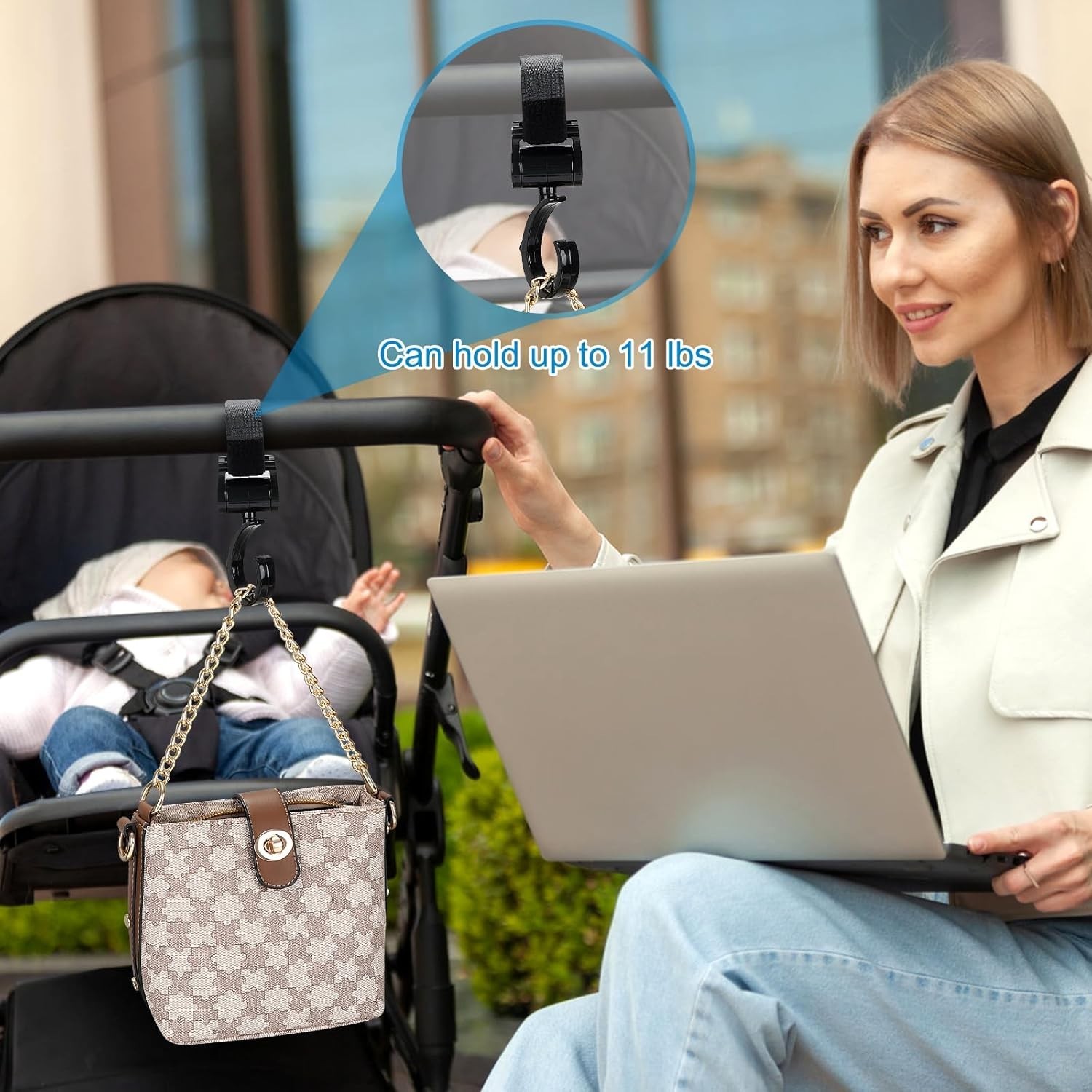 Multi-Functional Walker & Wheelchair Cup Holder with Phone Hook - Durable Design