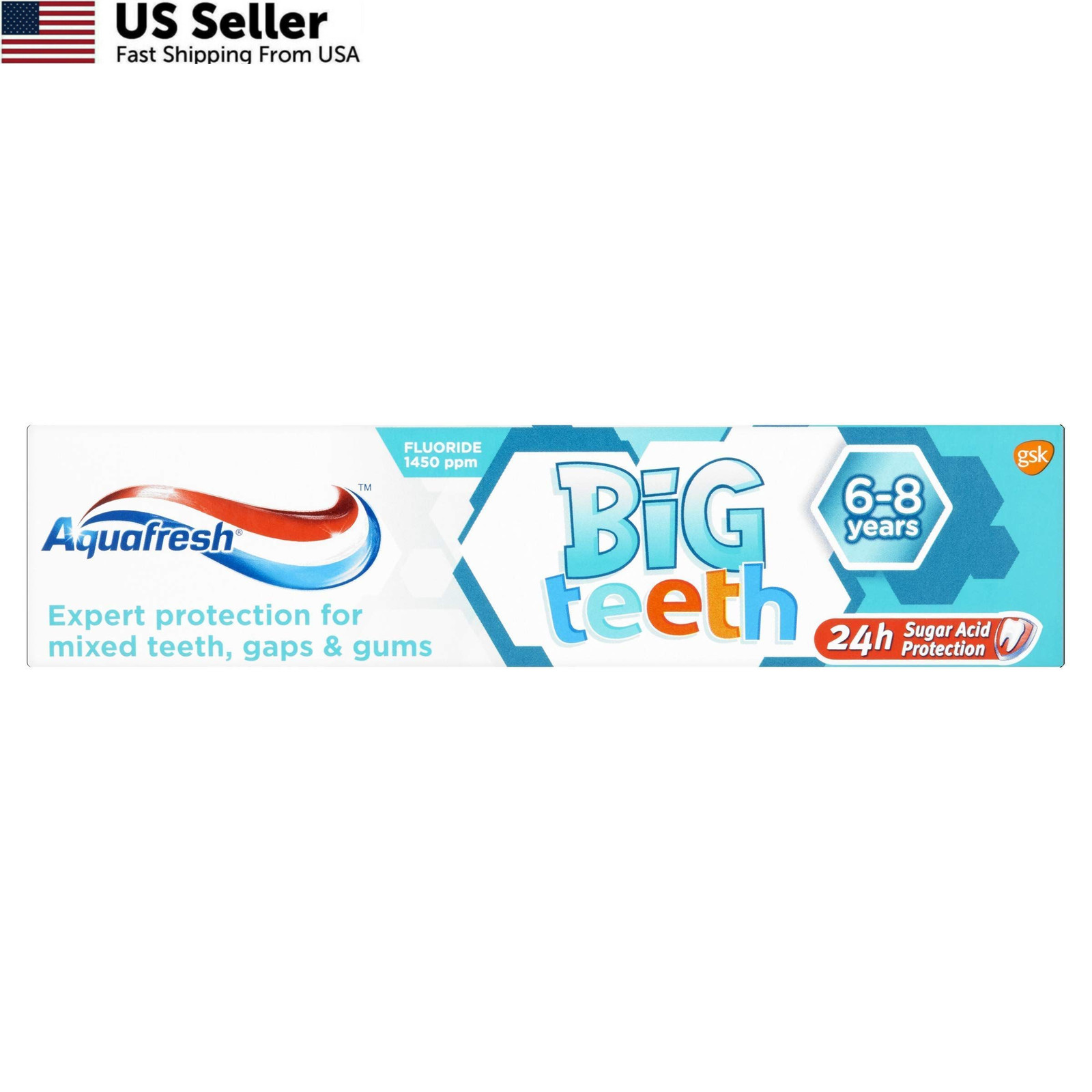 Aquafresh My Big Teeth Toothpaste 6 Years+ (50ml) 1.69 Fl Oz (Pack of 1)