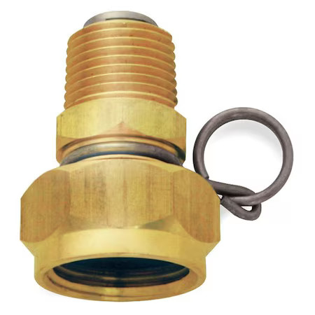 Sani-Lav N11 Swivel Hose Adapt, Brass, 1/2 Mnpt, 2 In L