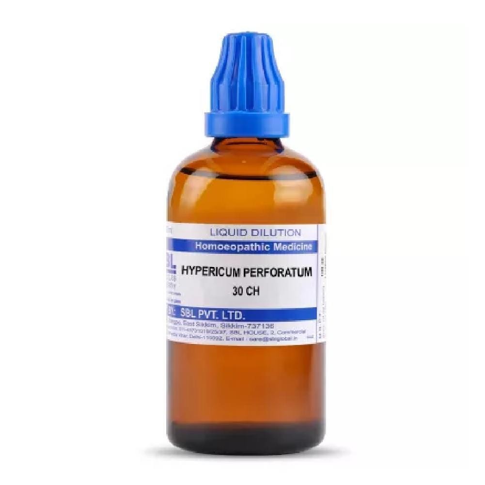 SBL Homeopathy Hypericum Perforatum (30 ML / 100 ML) (Select Potency)