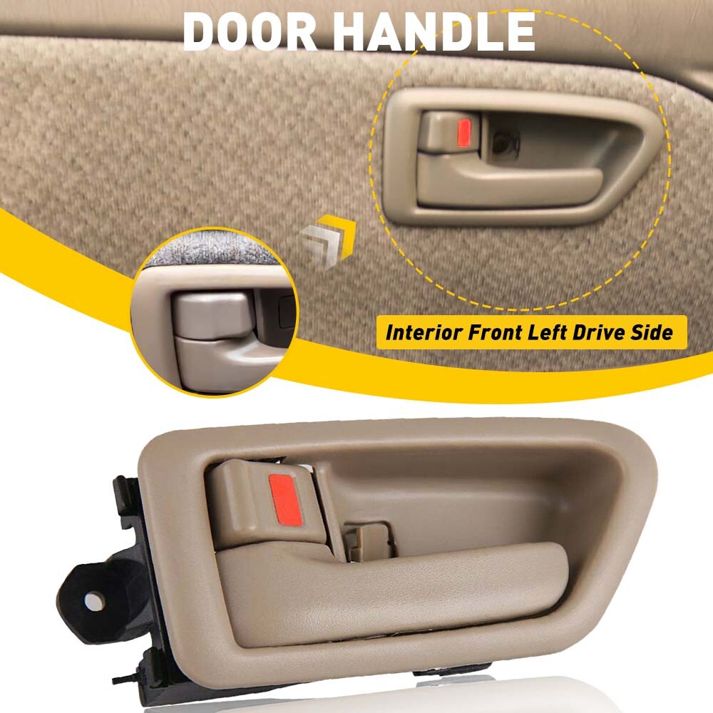 Door Handle Interior Front or Rear Left Driver Side For 1997-2001 Toyota Camry