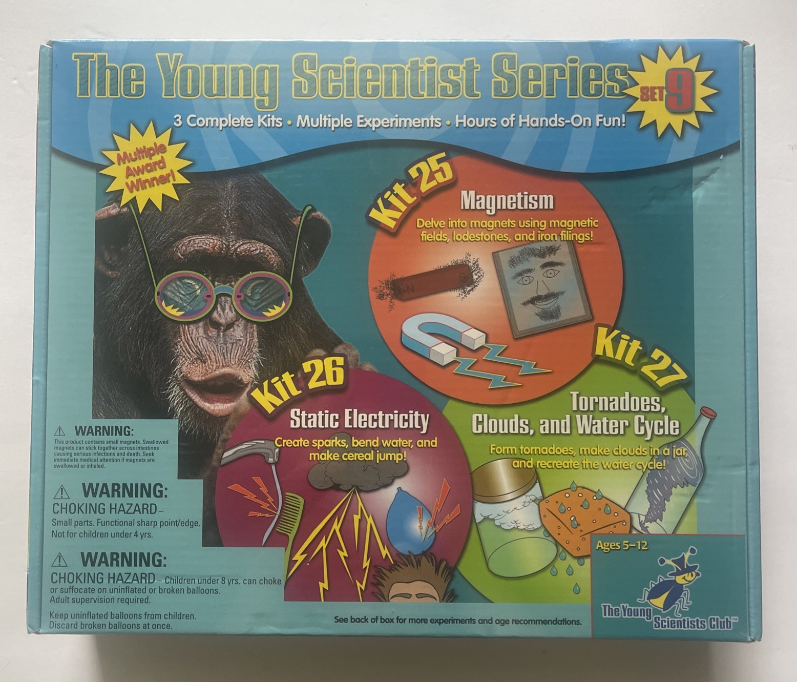The Young Scientist Science Series Set 9 - Magnetism Static Electricity Tornado