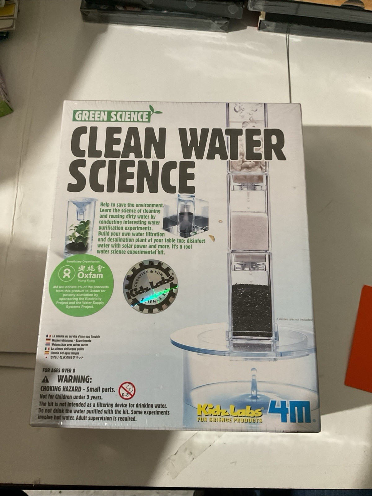 Kidz Lab Green Science CLEAN WATER SCIENCE KIT - NIB