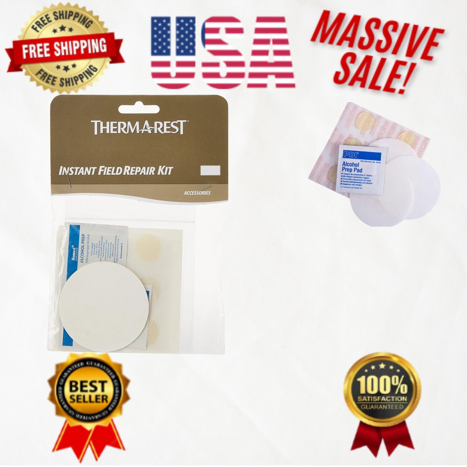 Self-Adhesive Mattress Repair Kit with Instructions - Travel-Friendly Essentials