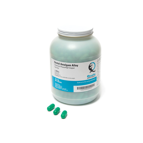 Quala Q055022 Dispersed Phase Alloy Amalgam 1 Spill Fast Set 50/Pk 400 mg