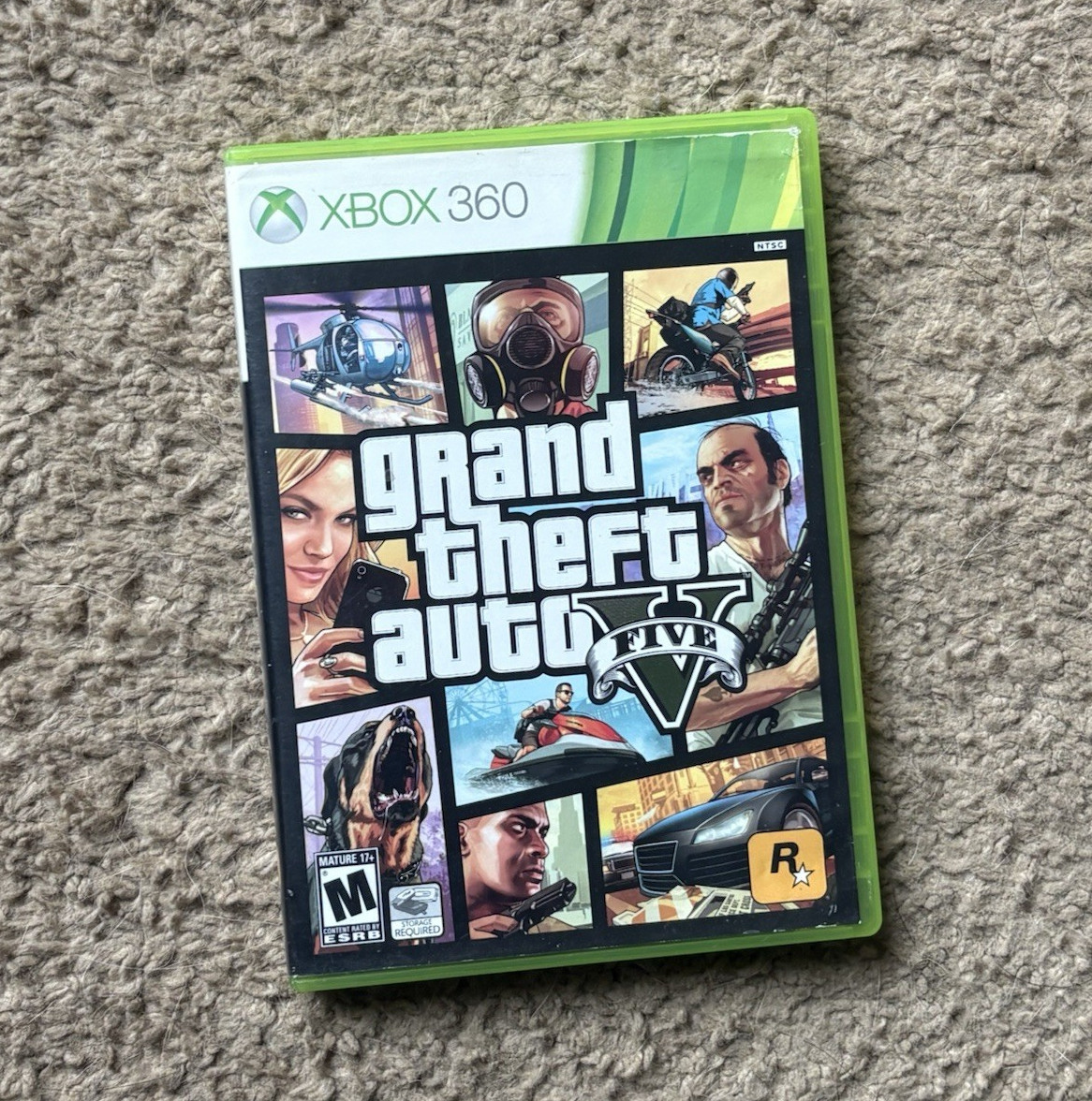 Microsoft Xbox 360 Grand Theft Auto V (GTA 5) Case (READ DESCRIPTION)