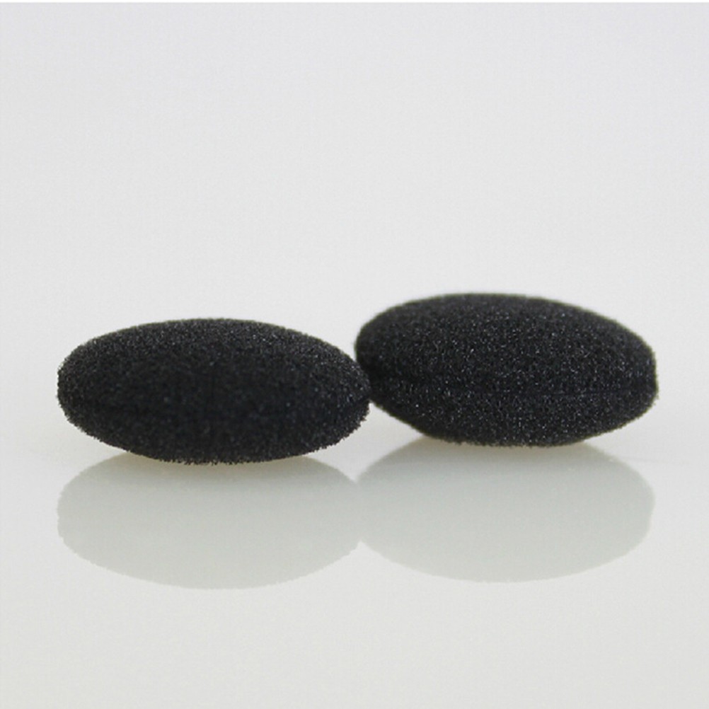 10Pcs Elastic Black Sponge Earphone Covers Durable Reusable Earbud Pads