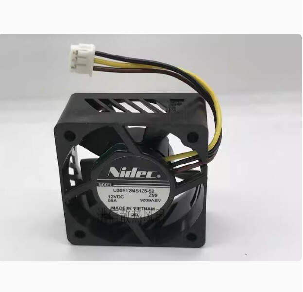 Brand new For Nidec 3015 U30R12MS1Z5-52 12V 0.05A 3CM three wire silent fan