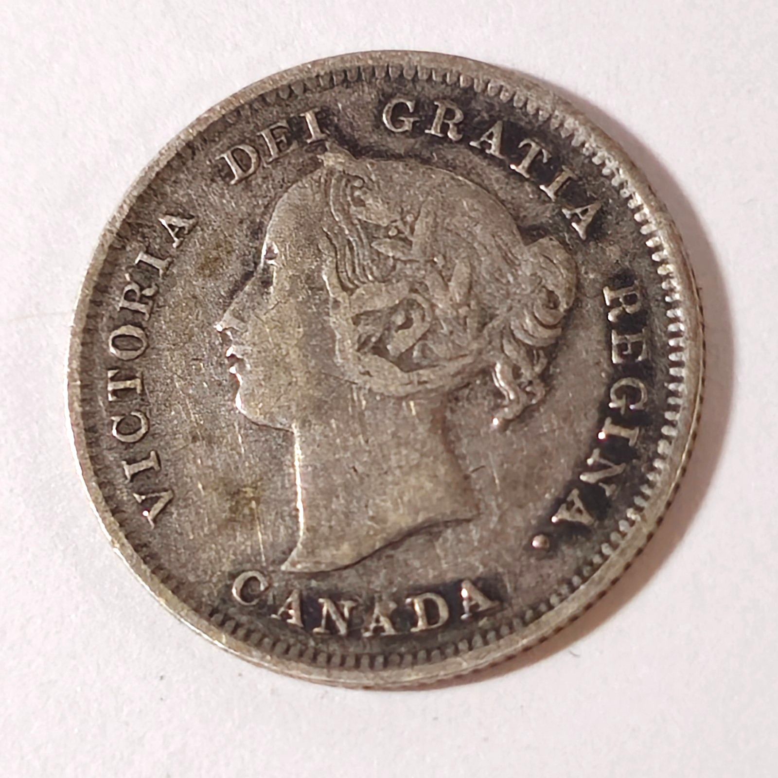 1899 Canada 5 five cents SILVER - LOW COMBINED SHIP - C5-361