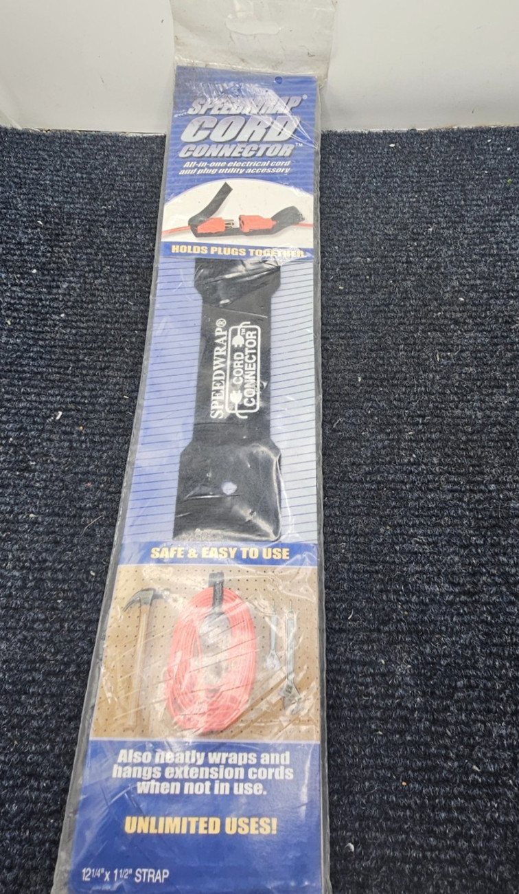 SPEEDWRAP SWCC1 Cord Connector 12-1/2 Inch x 1-1/2 Inch Safe & Easy to Use
