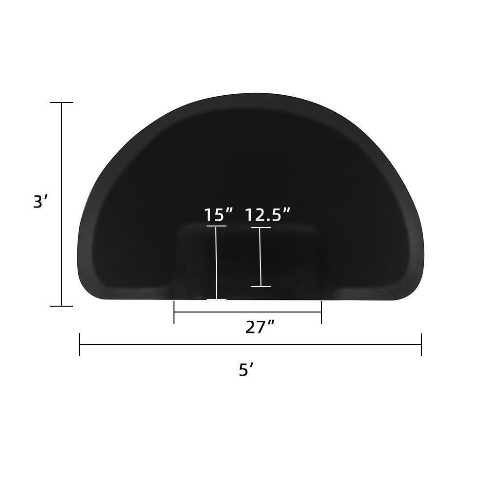 3ft x 5 ft 1//2" Thick Salon Mat Anti-Fatigue Barber Chair Mat Comfort Stand Mat