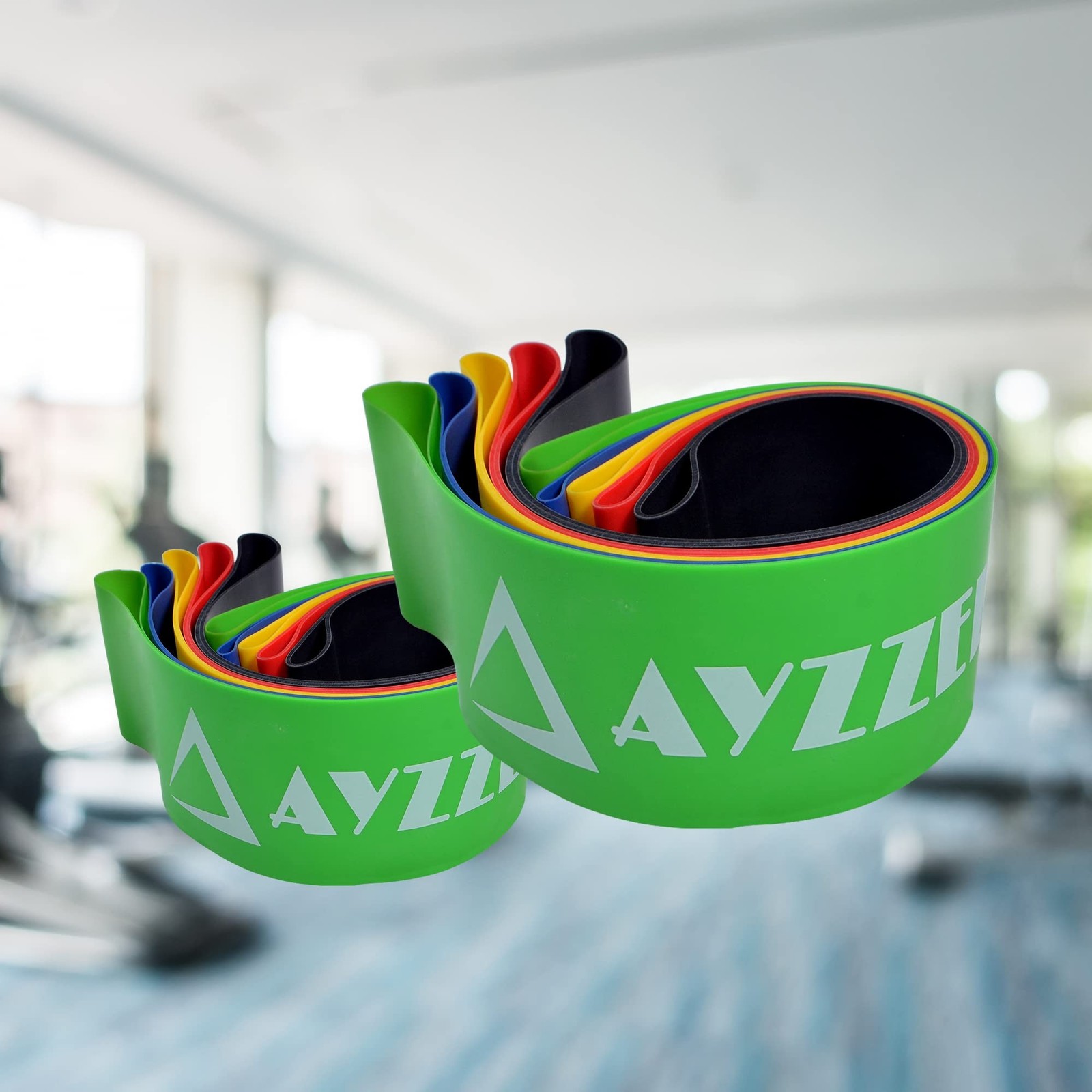 Resistance Exercise Fitness Loop Bands [Set of 5] for Rehabilitation Stretchi...