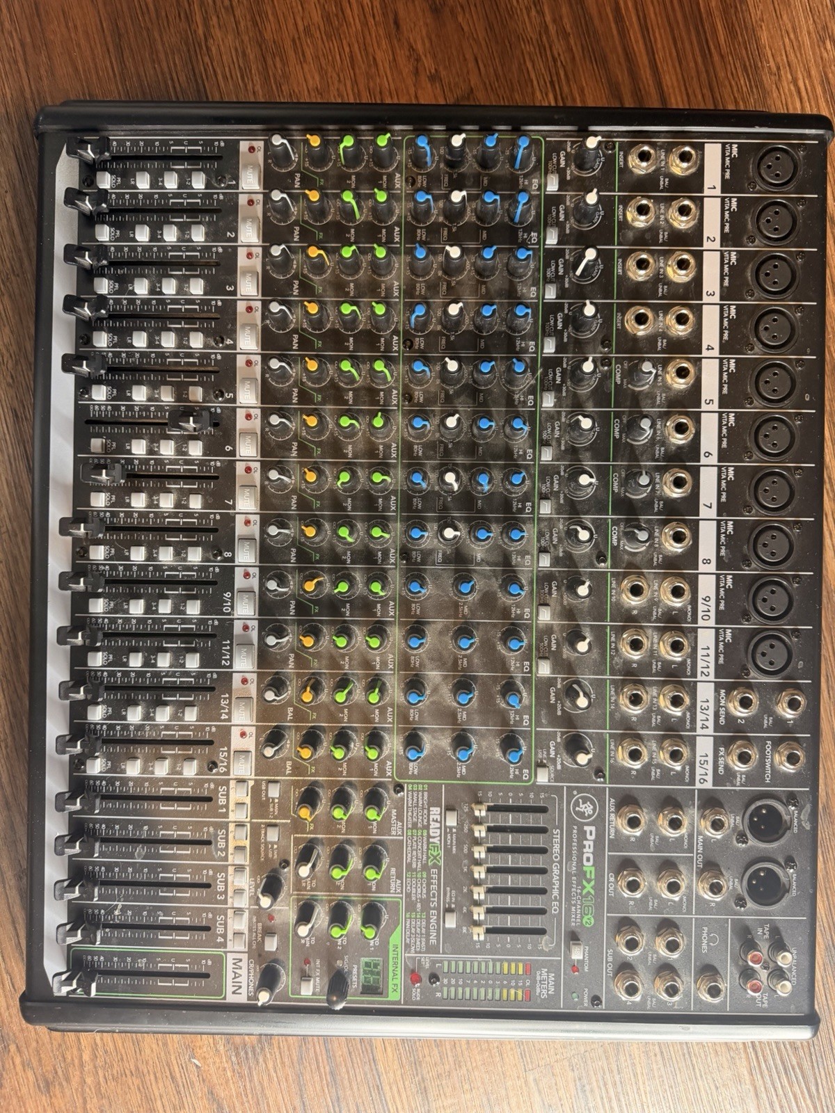 Mackie PROFX22V2 22-Channel FX Mixer - Tested & Working!