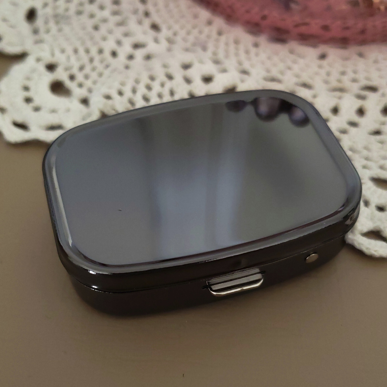 Metal Pill Box Travel Case Holder Decorative Organizer Mint Vitamin Purse Pocket