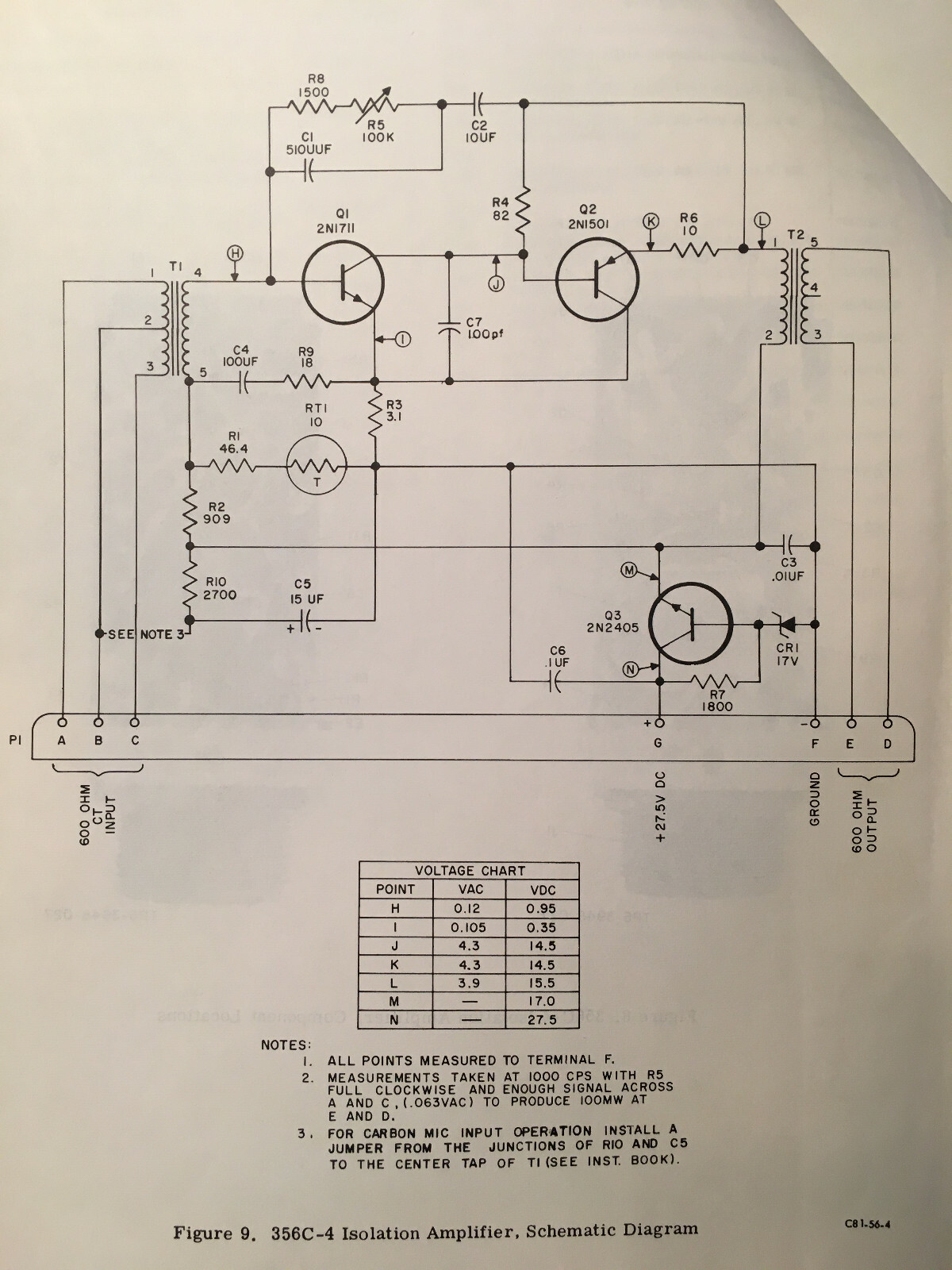 Collins 356C-4 Amplifier Service Manual