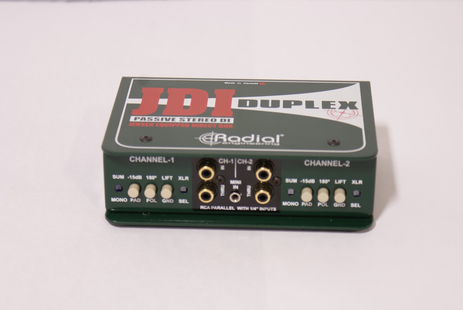 Radial JDI Duplex - 2 channel Passive Direct Box Free Shipping!!