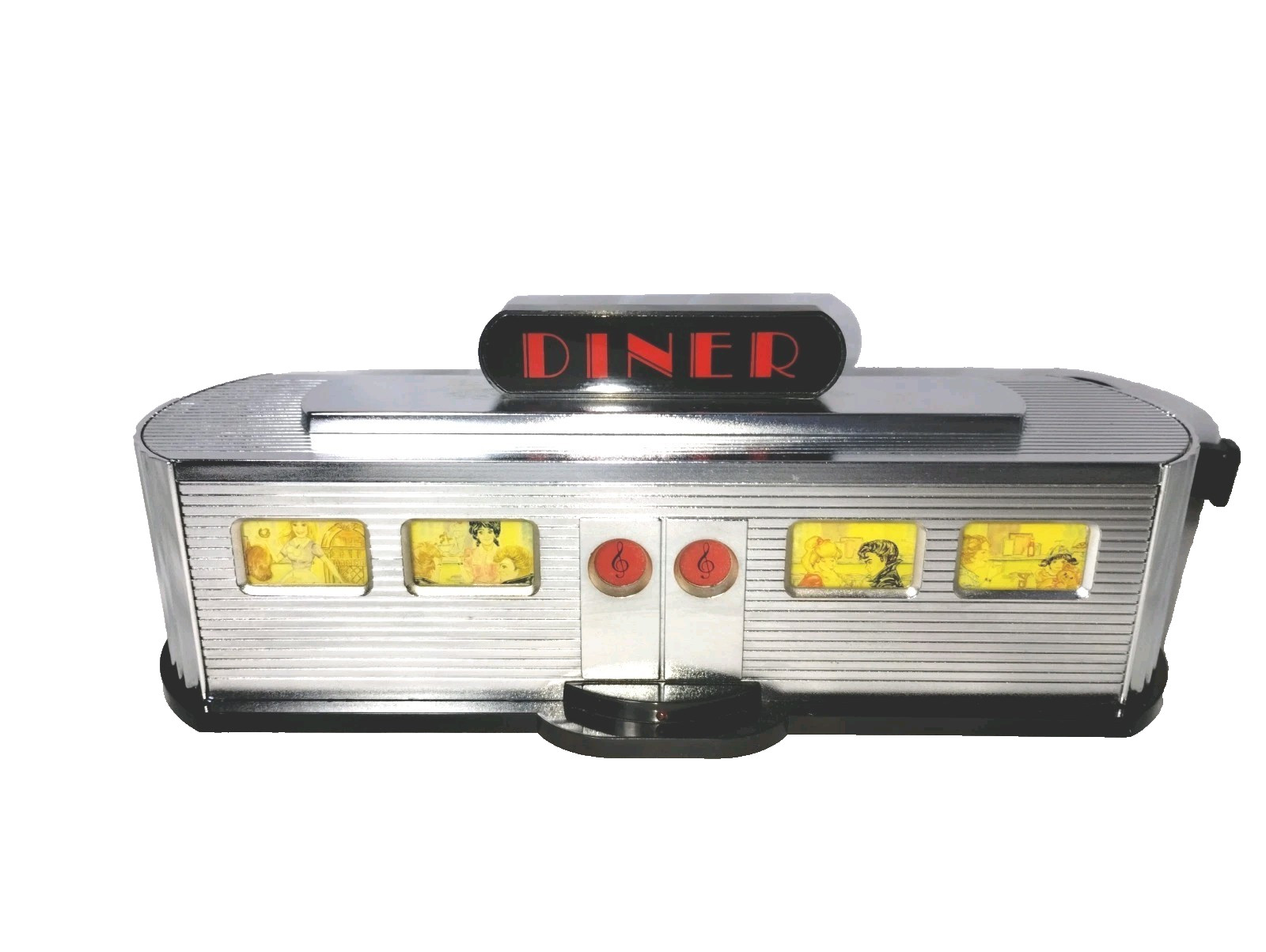 Retro Dining Car Radio by Heartline Graphics, 1988, Working.