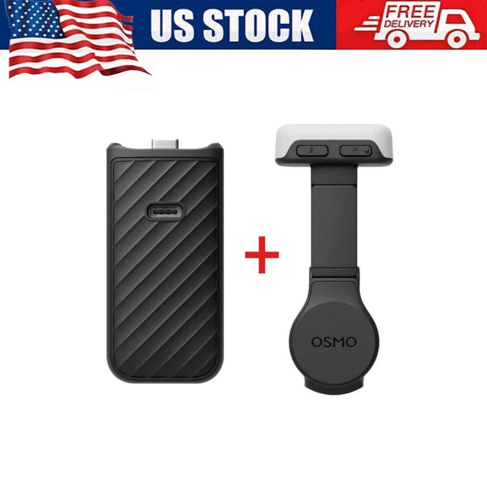 DJI Osmo Pocket 4 Battery Handle Fill Light + Osmo Pocket 4 Fill Light-US Stock