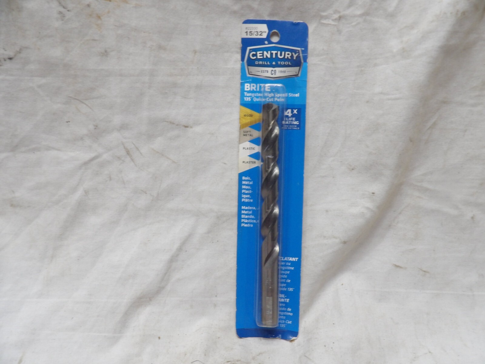 Century 15/32" Drill Bit #22330