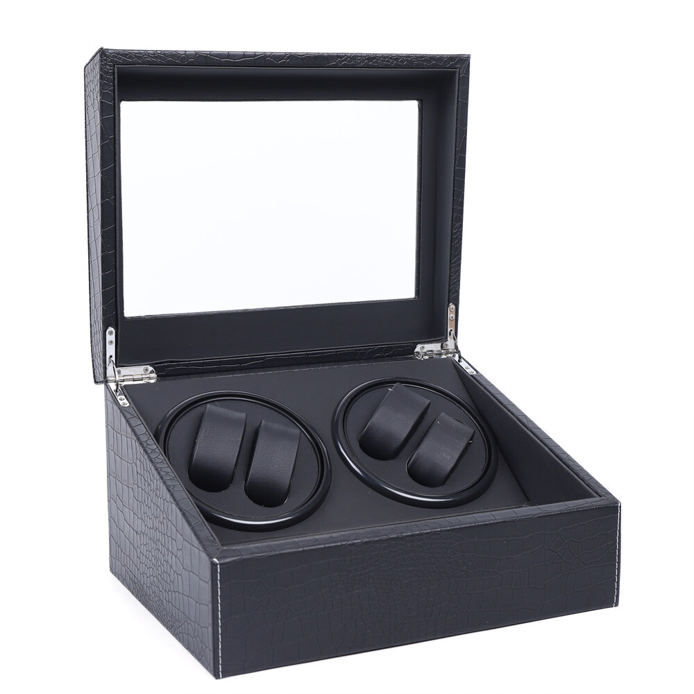 4+6 Automatic Rotation Watch Winders Display Box Storage Case Organizer Silent
