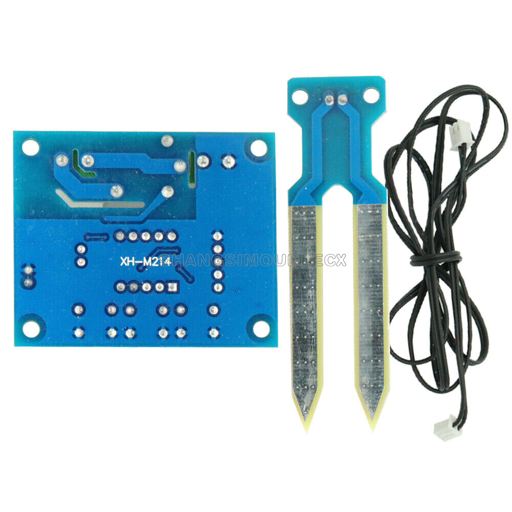 DC12V Soil Moisture Sensor Humidity Watering Relay Controller Digital LED Module