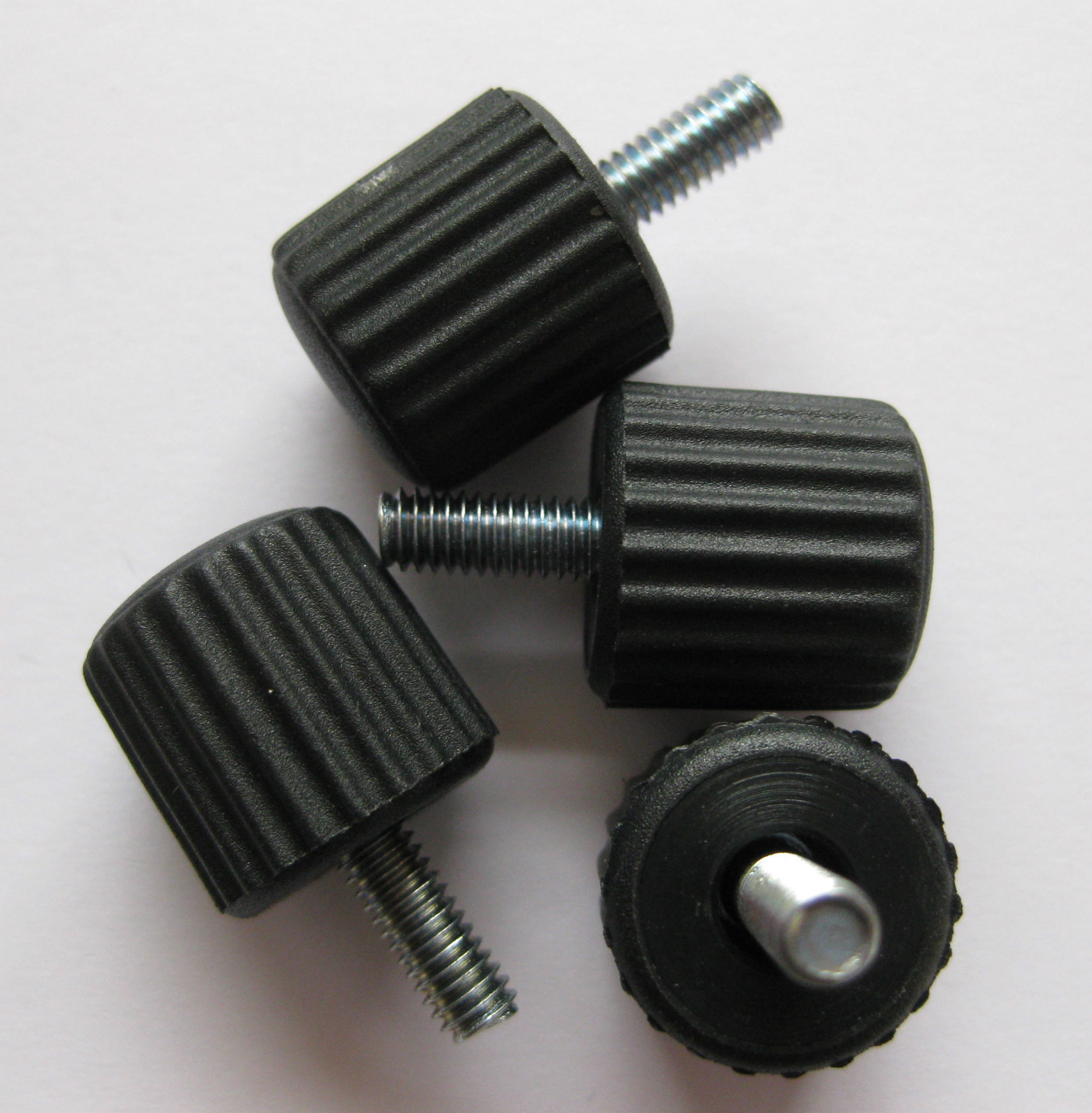 2 X Thumbscrew knobs male M4 M5 M6 Knurled camera tv jig computer saw drill