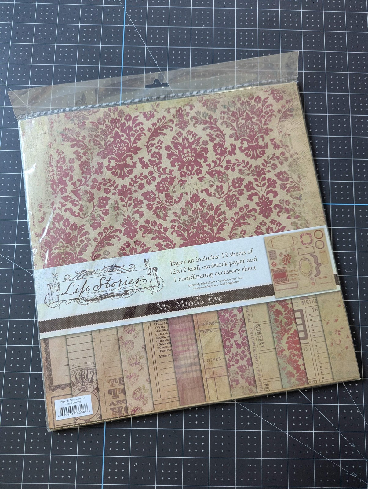 Life Stories - My Mind's Eye Paper & Accessories Kit