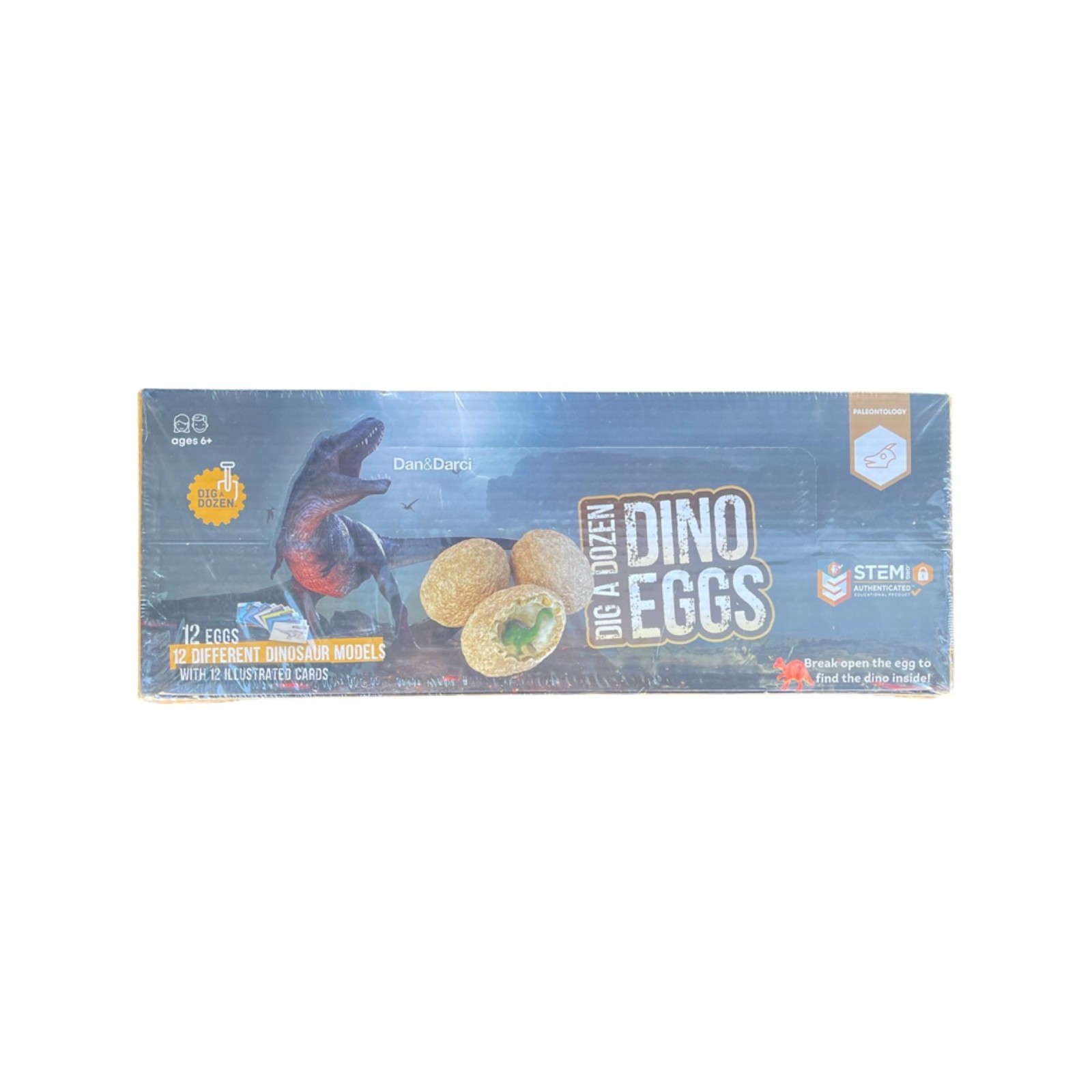Dan & Darci Dig A Dozen Dino Eggs - 12 Different Dinosaur Models