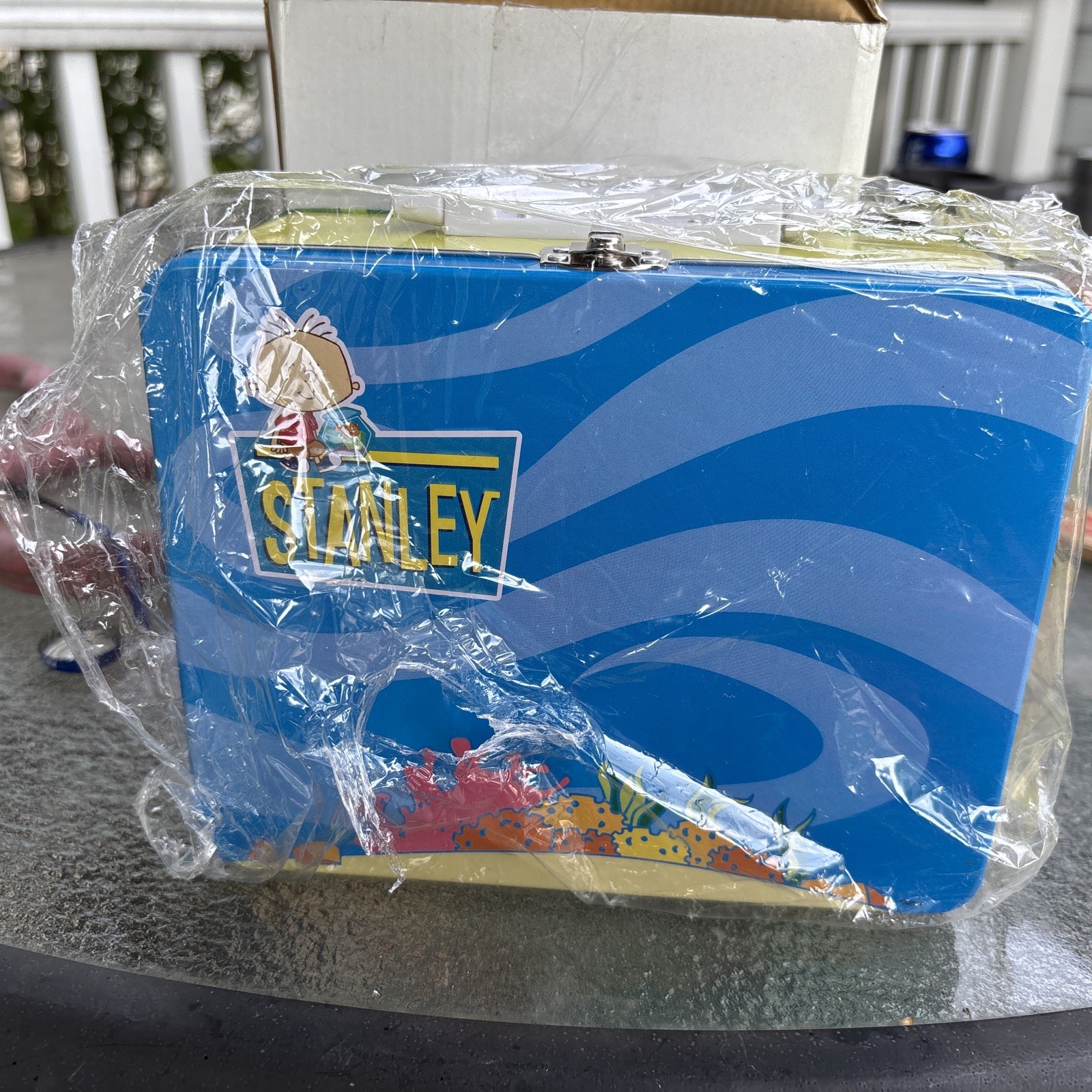 Very RARE Disney Stanley TV Show Promo Lunch Box Plush Stickers 2001 HTF