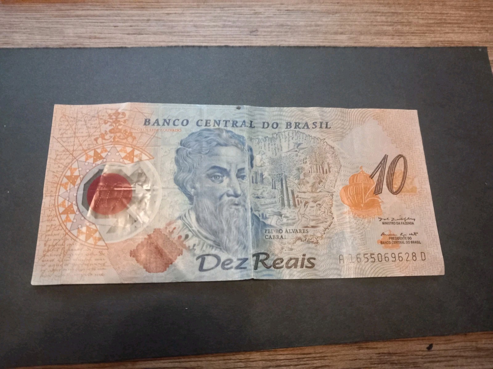 2000 Central Bank Of Brazil 10 Reals Commemorative Banknote Pedro Alvares Cabral