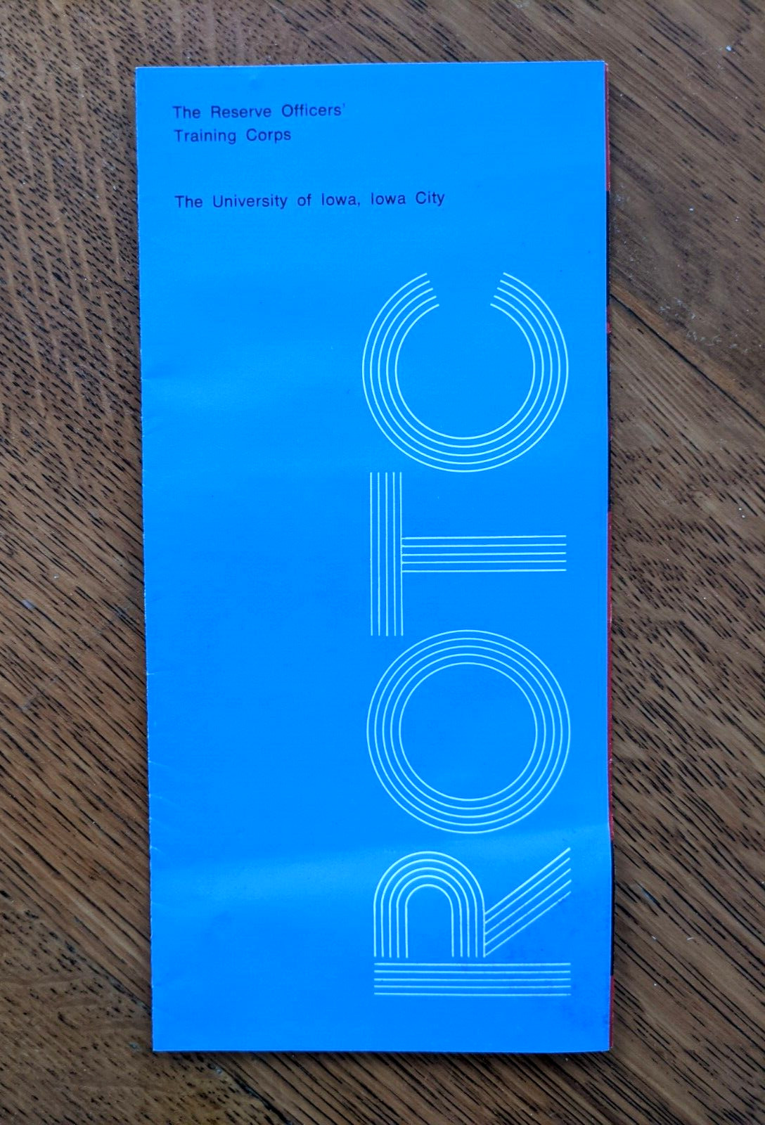 💎 Vintage 1960s ROTC University of Iowa Pamphlet / Brochure RARE 💎