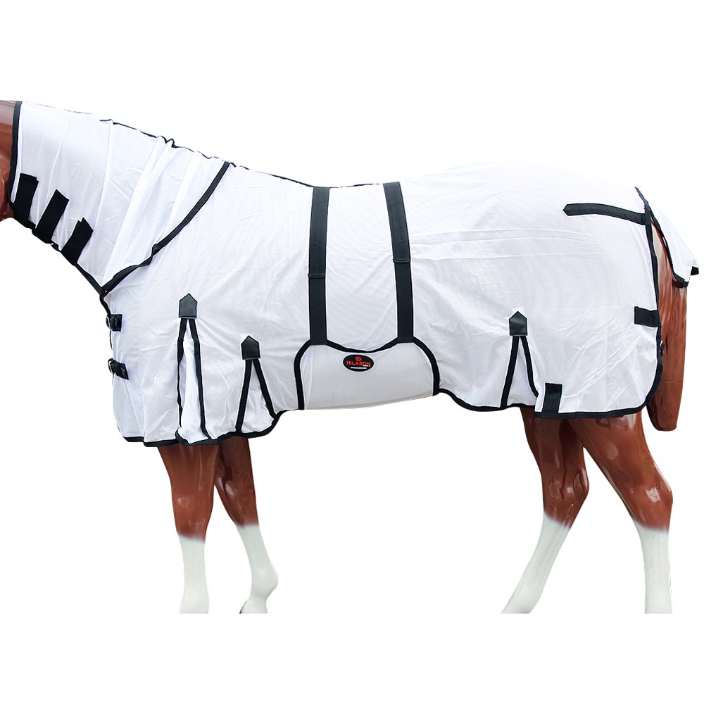 HILASON Horse Fly Sheet UV Protect Breathable Mesh Bug Mosquito Spring | Summer