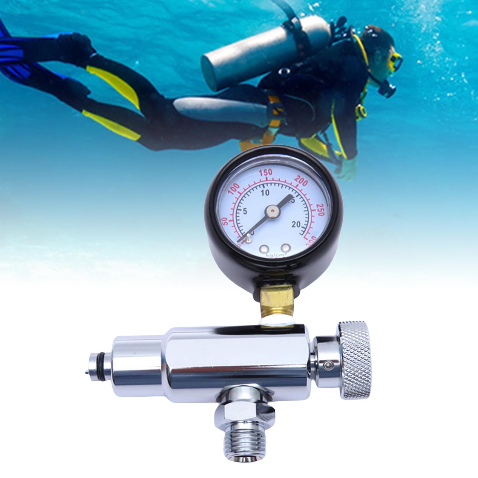 Scuba Diving Regulator Adjustment Tool with Gauge 2ND Stage Equipment