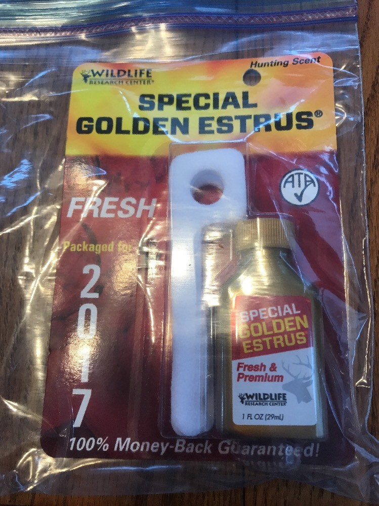 Wildlife Research Hunting Scent 2017 Special Golden Estrus 1oz Ships N 24h