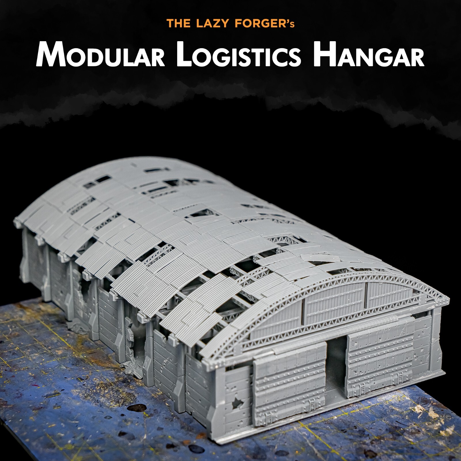 Logistics Hangar - Miniature Terrain Set 6mm/8mm Epic Battletech