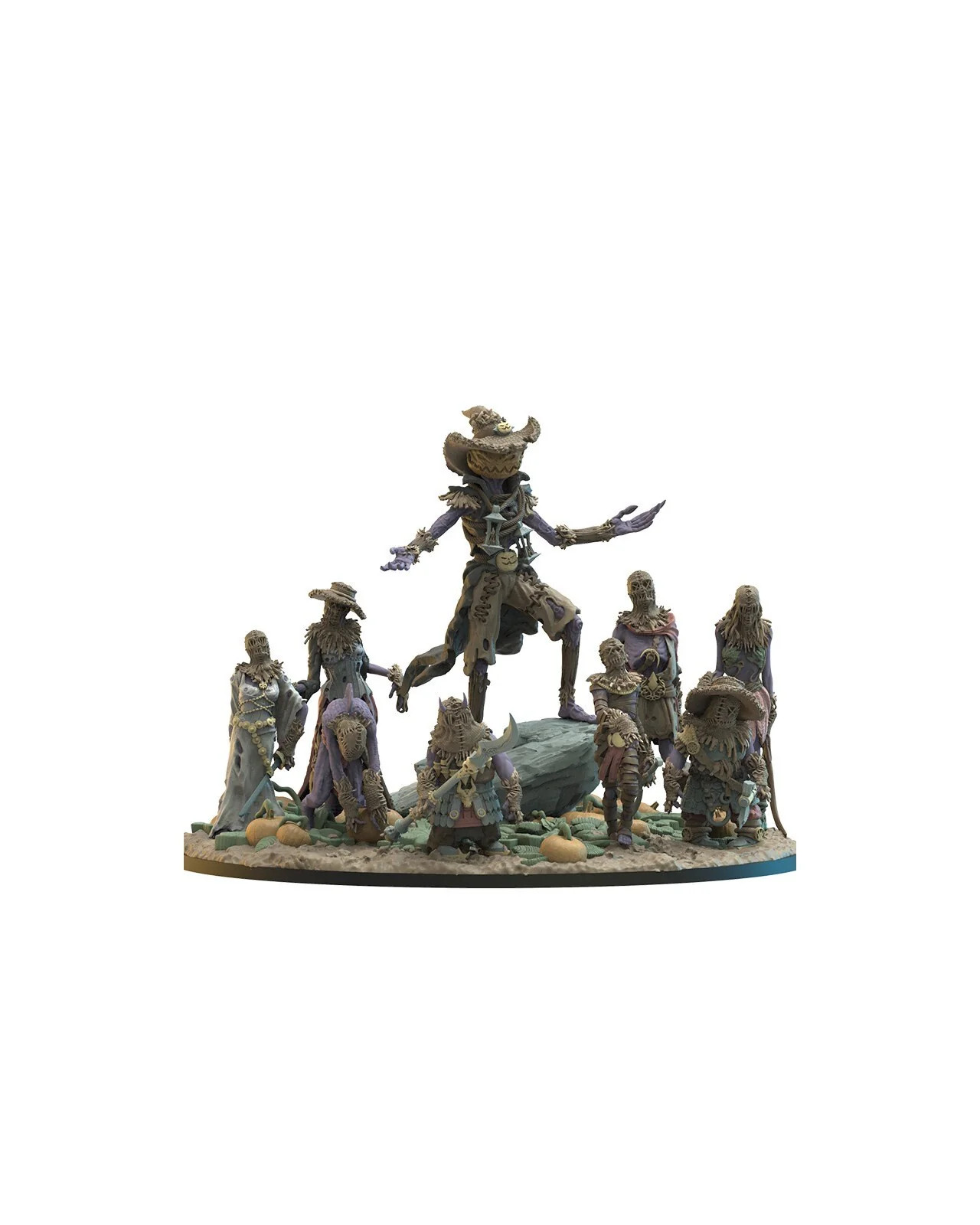 Halloween Diorama - 28-32mm Undying Dynasties - Resin Tabletop Miniature