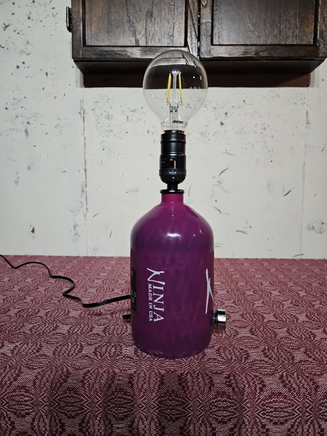 Paintball Tank Lamp