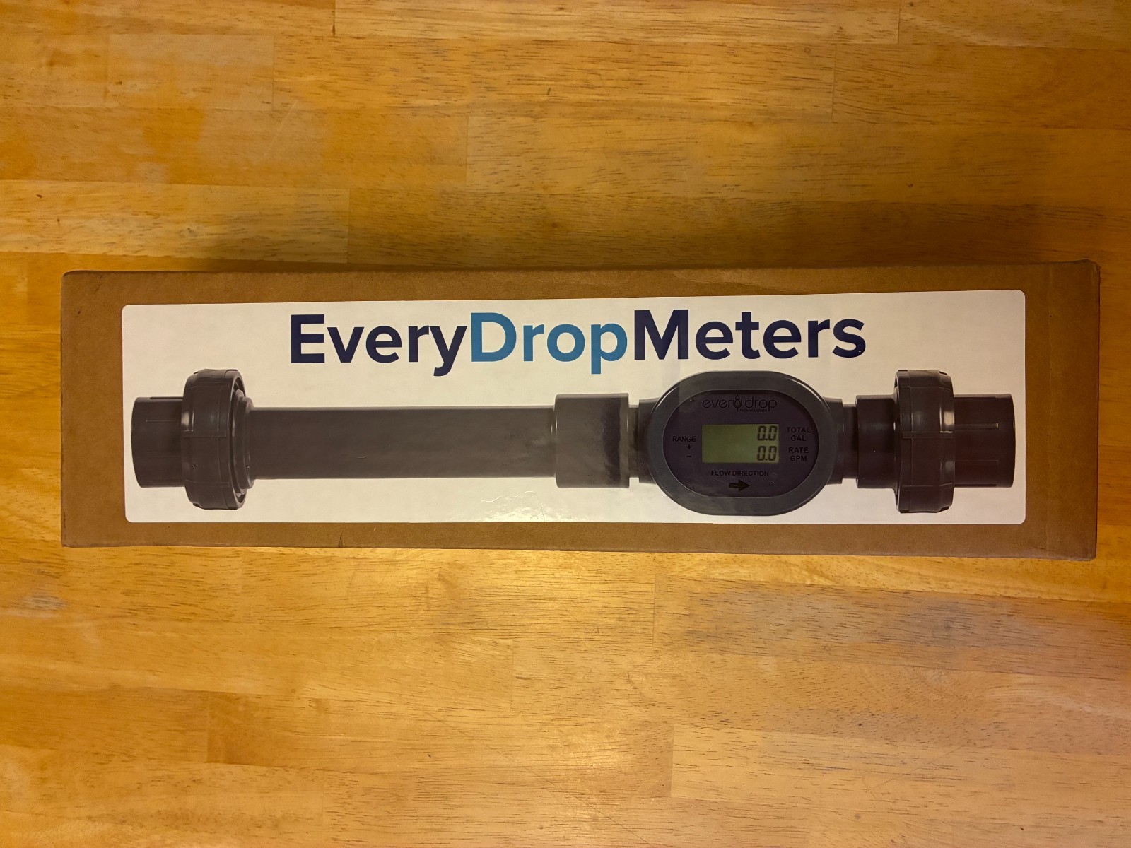 EveryDropMeters Flowmeter Sensor 1” 2-Wire w/Extensions (Model: 1004-EX)