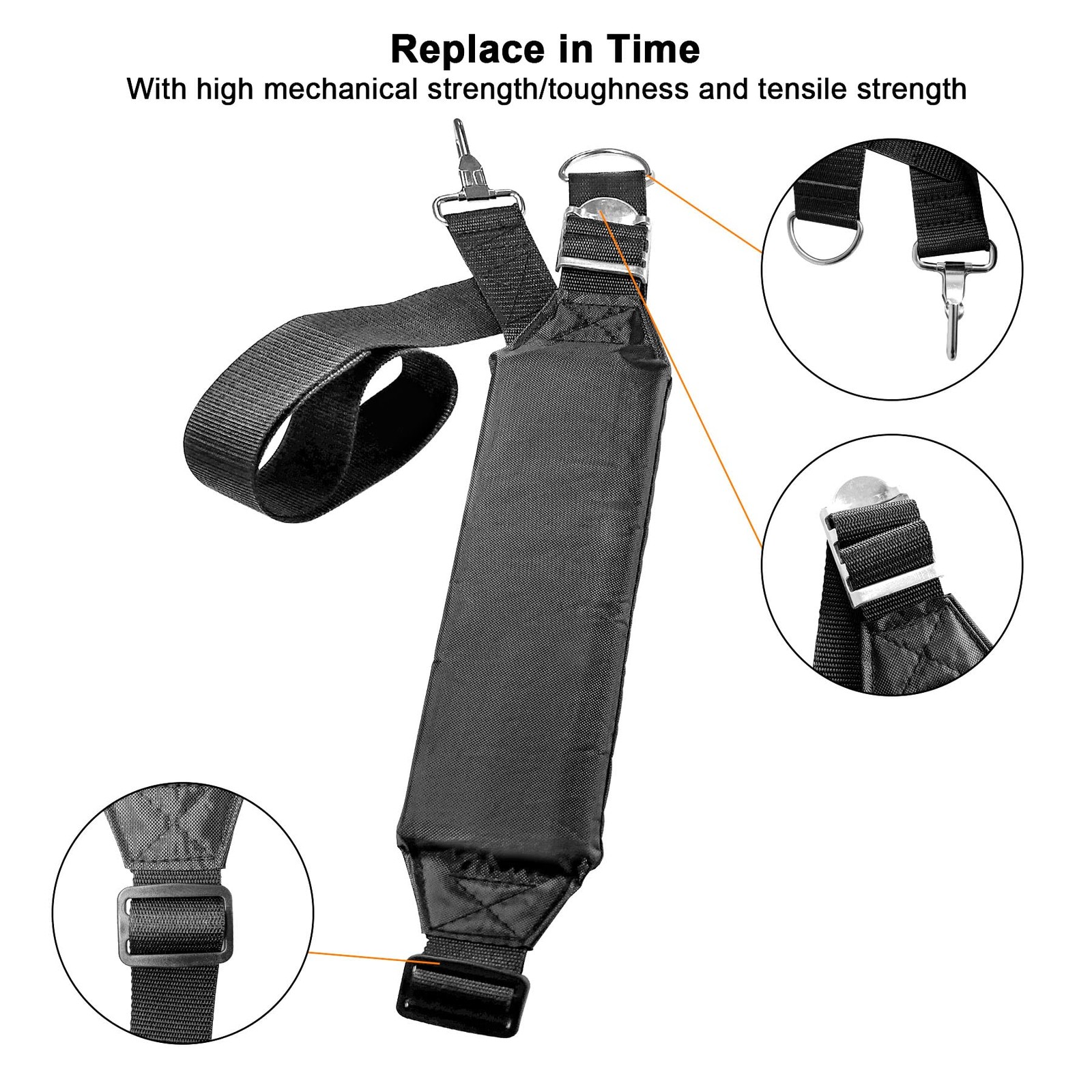 Tavaski 511758401 Backpack Blower Shoulder Straps Fit for RedMax Black