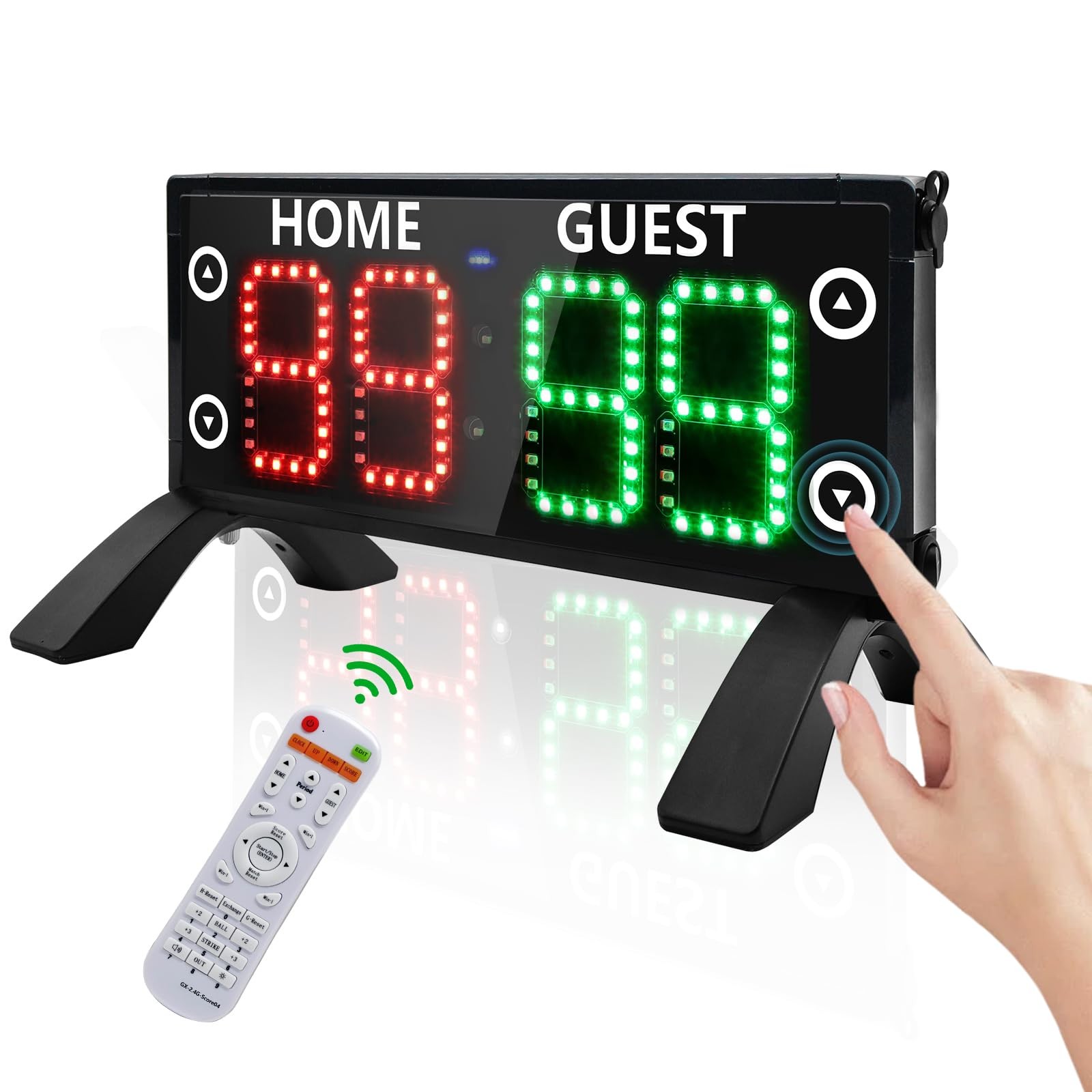 High Bright Large Digital Scoreboard, Portable Outdoor Electronic Scoreboard ...