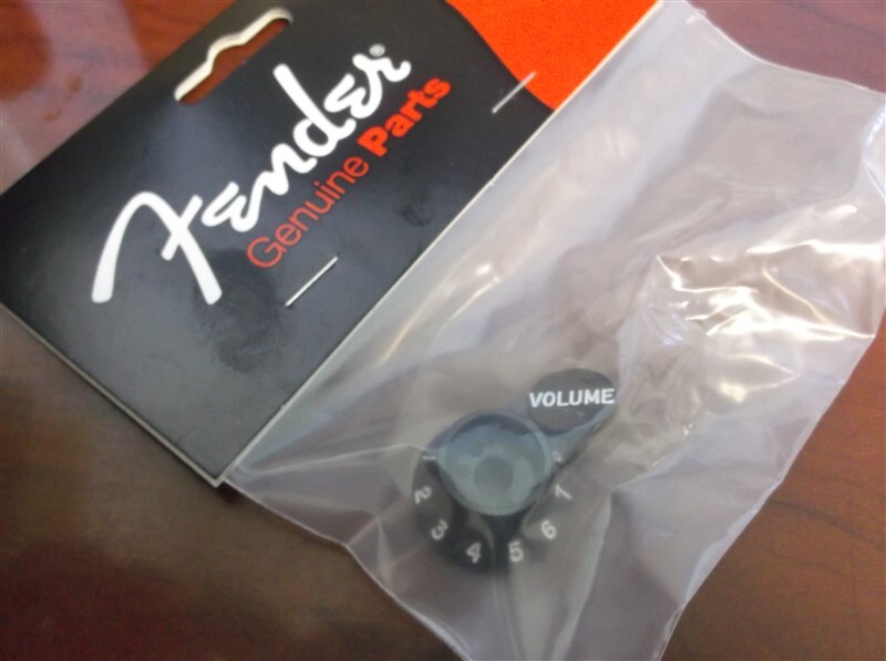 NEW - Genuine Fender S-1 Switch Knob With Volume Insert - BLACK, 005-9267-029