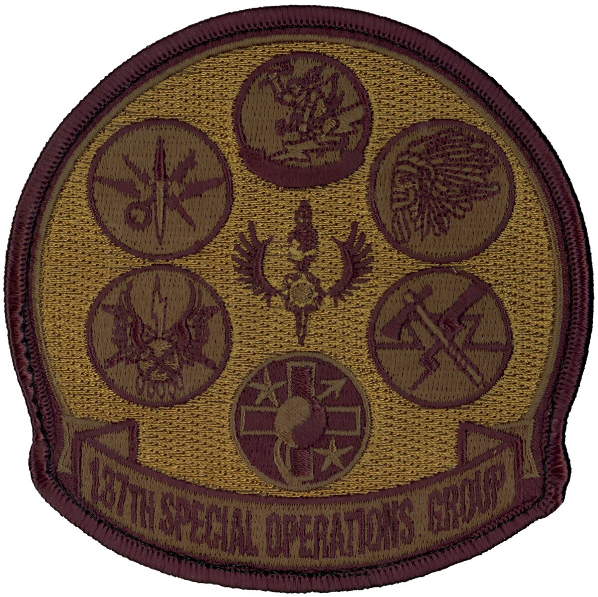USAF 137th SPECIAL OPERATIONS GROUP GAGGLE - OK ANG PATCH - OCP