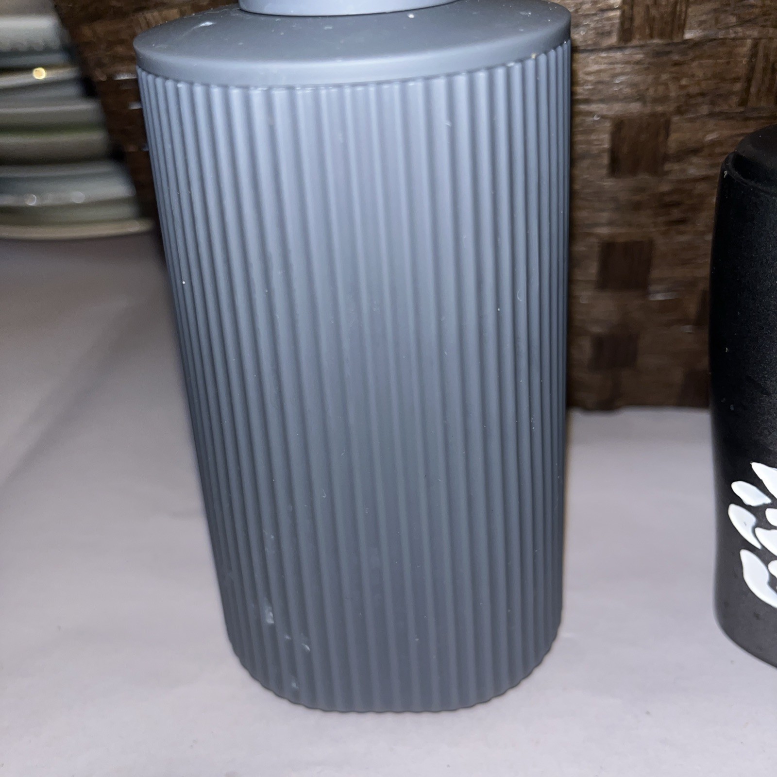 Modern Soap Dispenser & Floral Toothbrush Holder-2 Common Bathroom Accessories