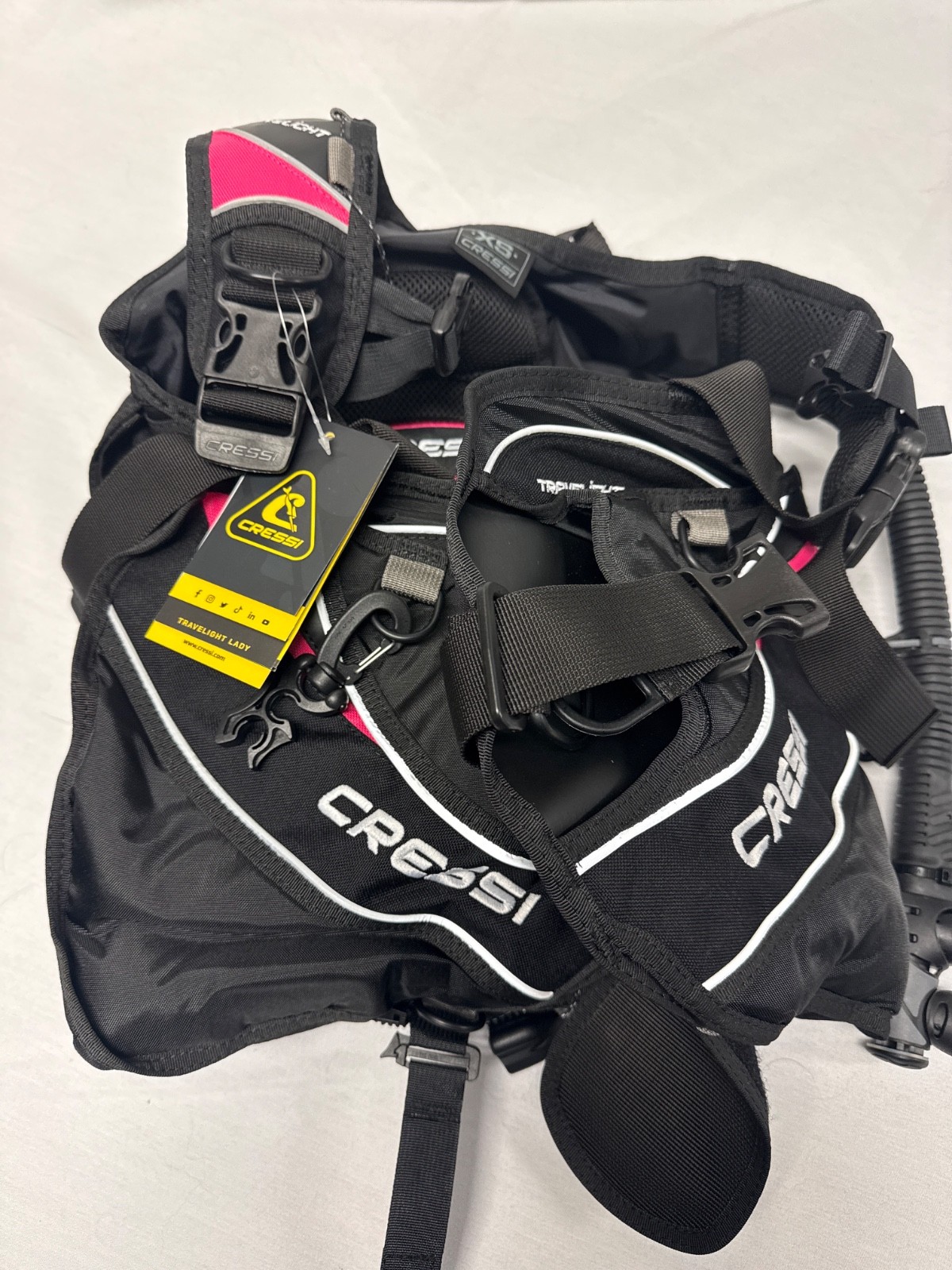 Cressi SubLadies Travelight Ultra Light Scuba Diving Travel BC Dive BCD  XS,0379